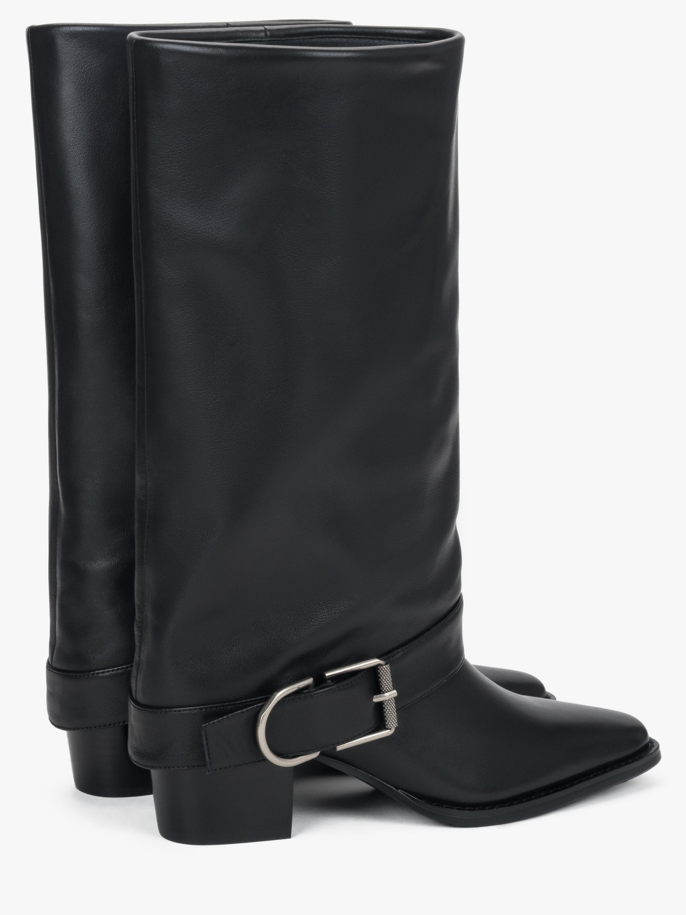 Estro Buty kowbojskie '25106-1215' w kolorze czarny