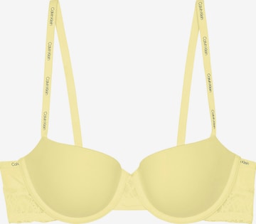 Calvin Klein Underwear Bra 'Attraction' in Yellow: front