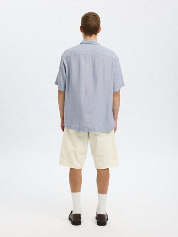 SELECTED HOMME Regular fit Overhemd in Blauw
