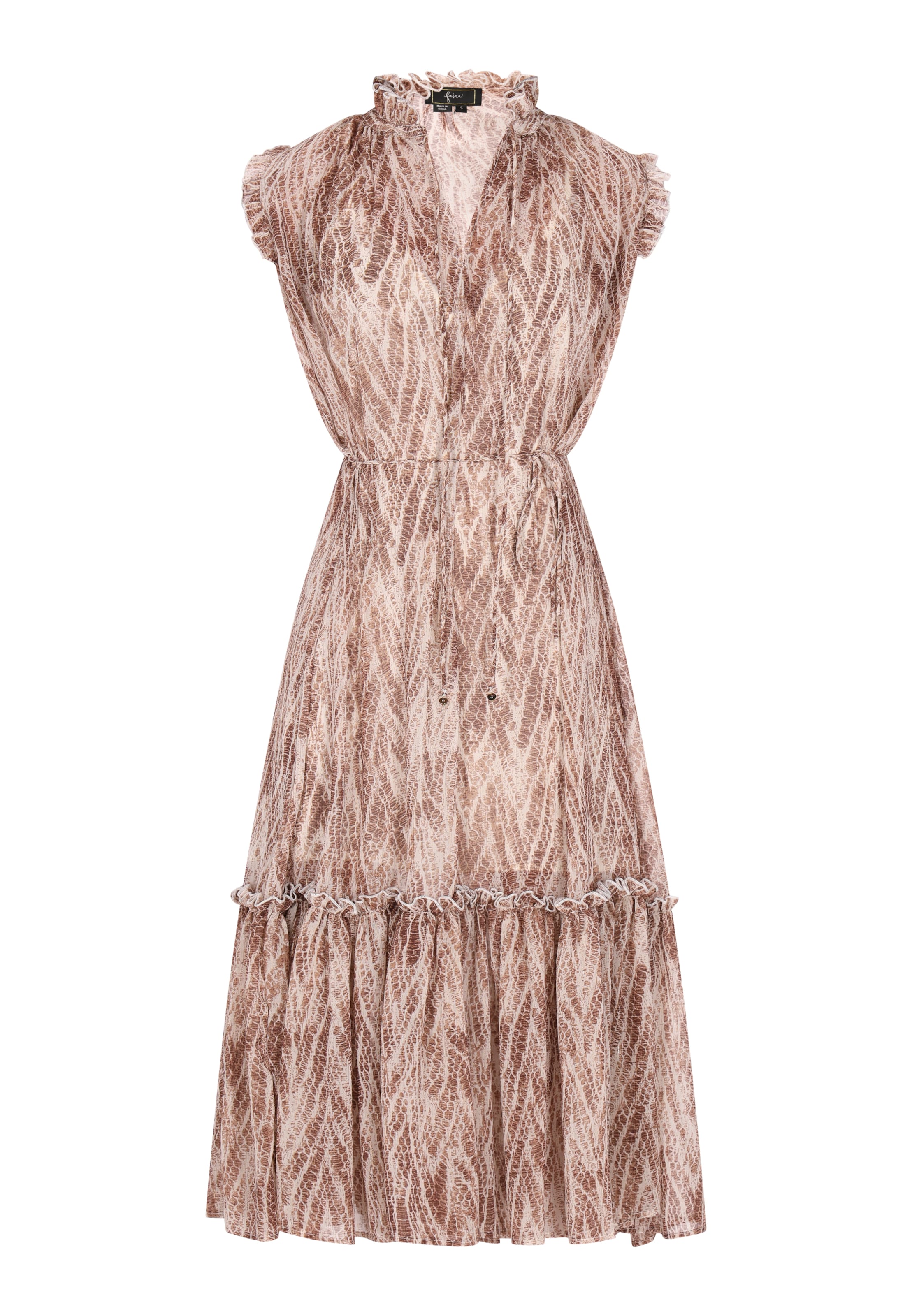 faina Сарафан в Коричневый: спереди