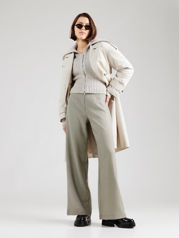 ABOUT YOU Wide leg Broek 'Ashley' in Zwart