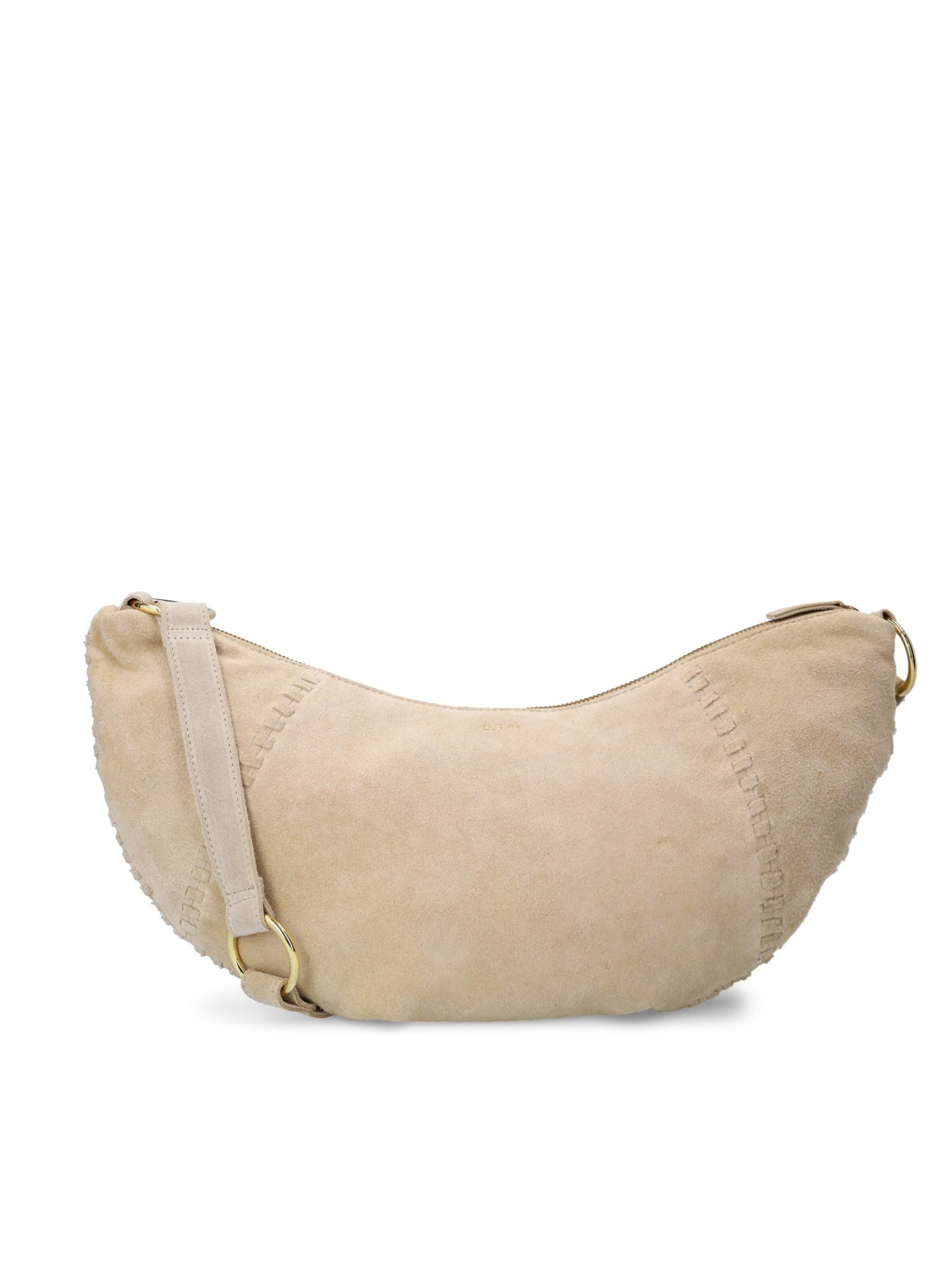 MANFIELD Umhängetasche in Beige