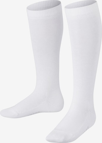 FALKE Socks 'Family' in White: front