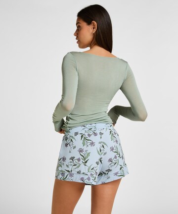 Hunkemöller Korte pyjama in Blauw