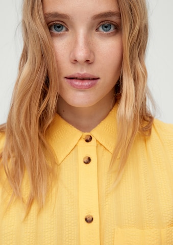 Camicia da donna di QS in giallo