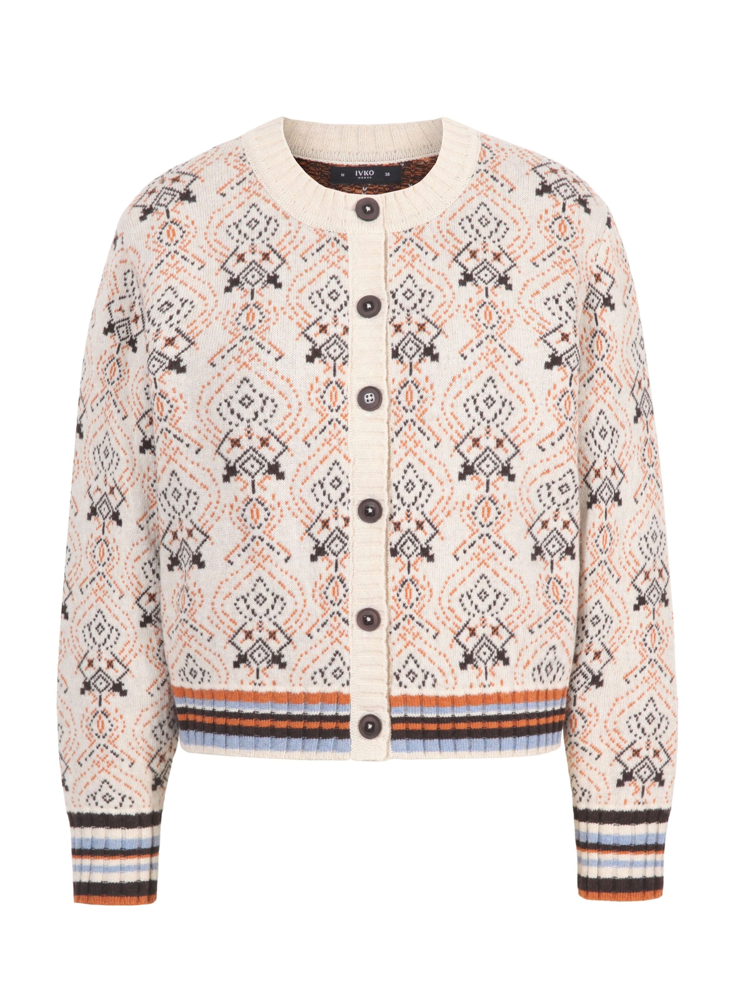IVKO Woman Knit Cardigan in Mixed colors: front