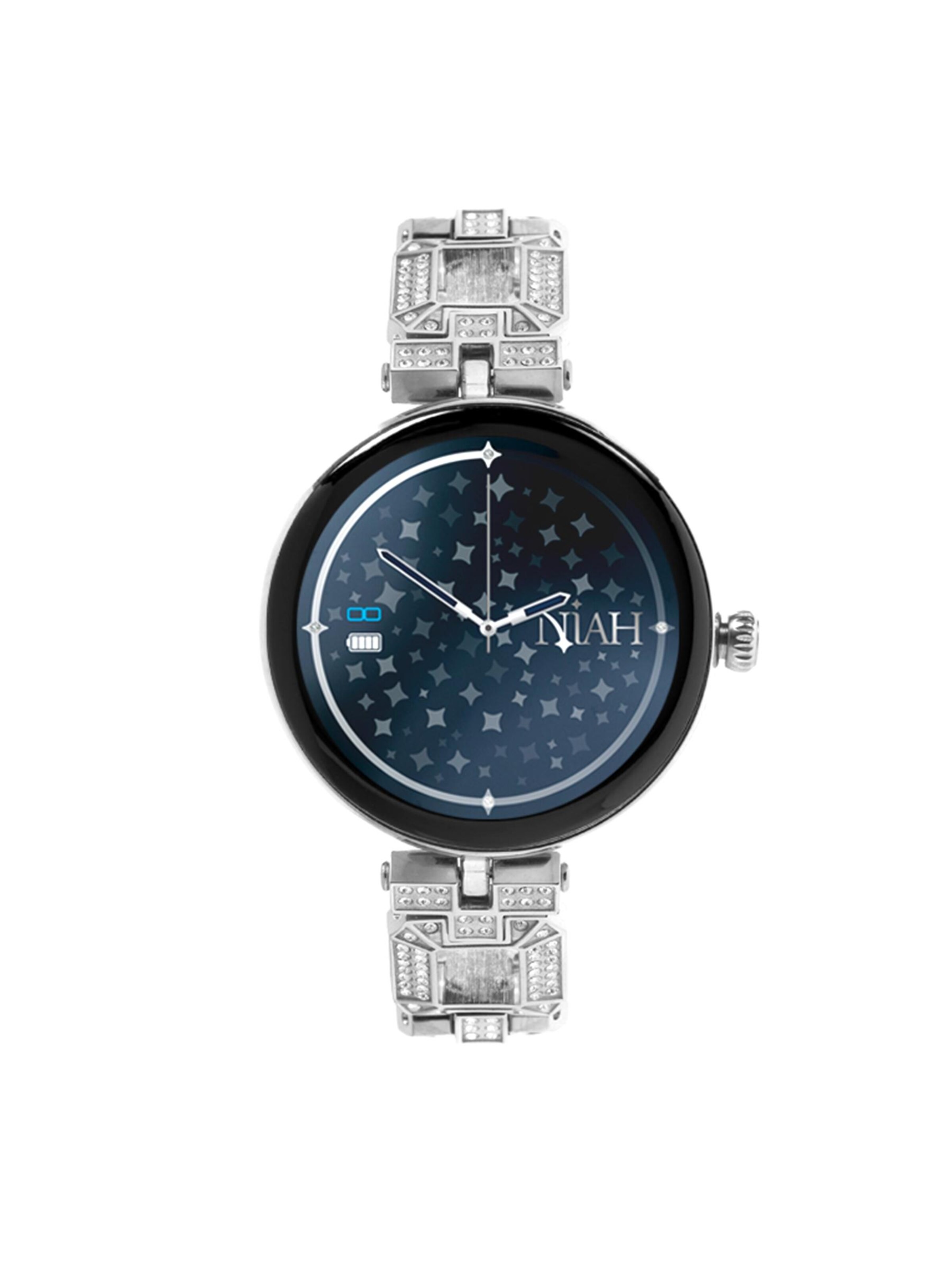 Techmade Digitaluhr 'Smartwatch Lyra Grande Silber'‌‌‌‌ in Silber: Vorderseite