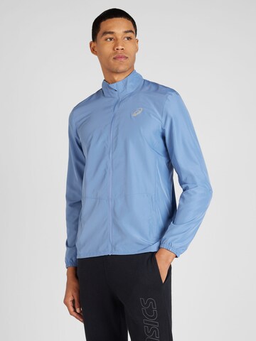 Veste de sport 'CORE' ASICS en bleu : devant