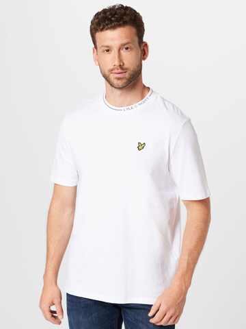 Lyle & Scott T-shirt i vit: framsida