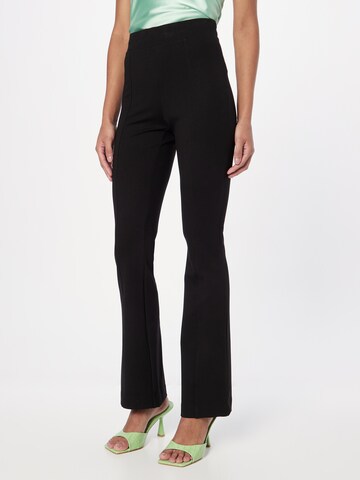 Gina Tricot Regular Broek 'Luna' in Zwart: voorkant