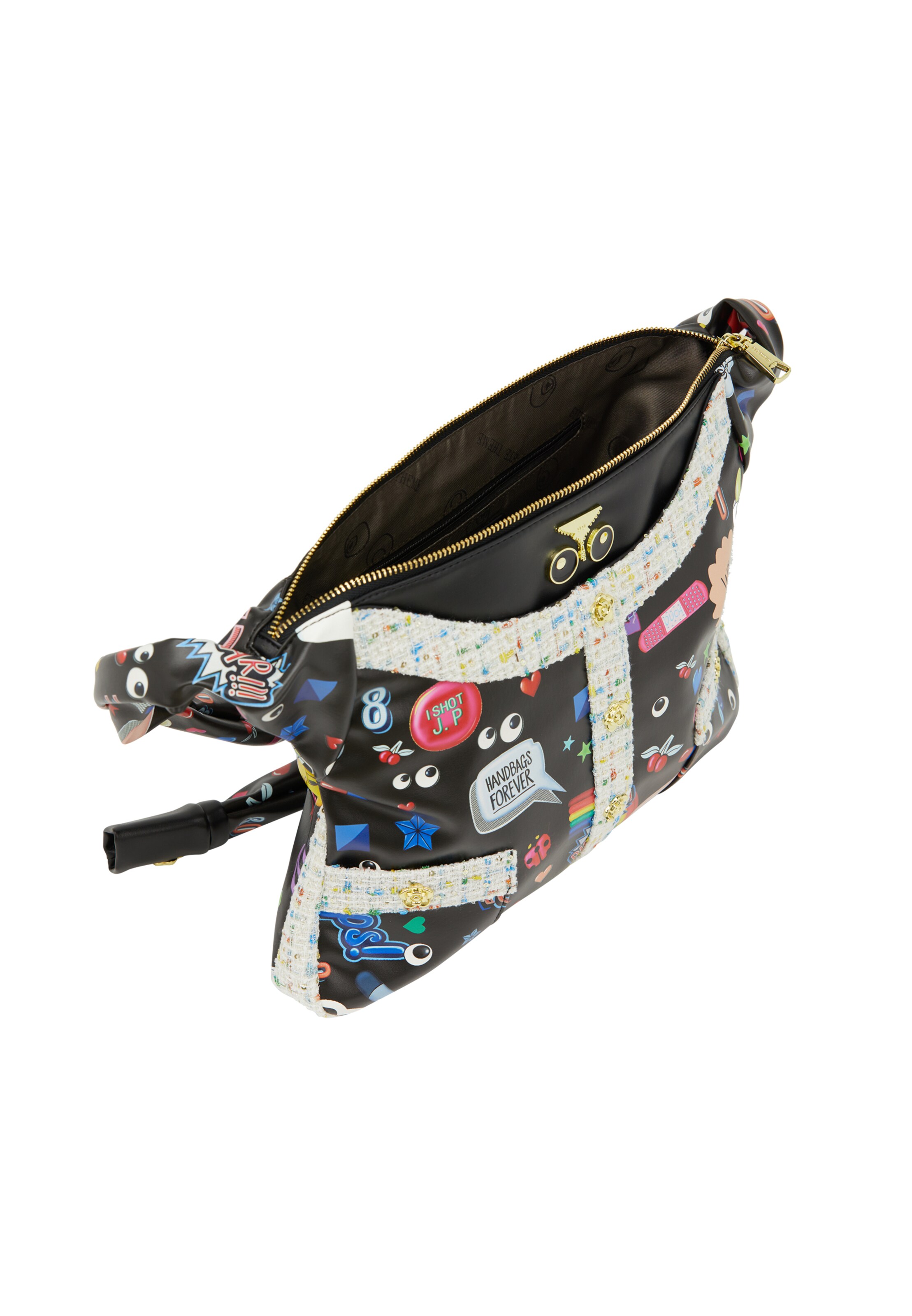 MYMO Shoulder Bag 'Pop Eytheme' in Black