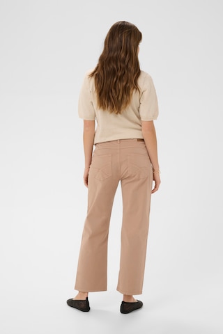 Cream Regular Pants 'CRBerta' in Beige