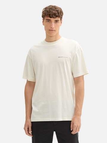 TOM TAILOR DENIM Shirt in White: front