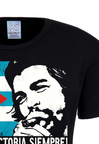 LOGOSHIRT Shirt 'Che Guevara - Cuban Flag' in Gemengde kleuren