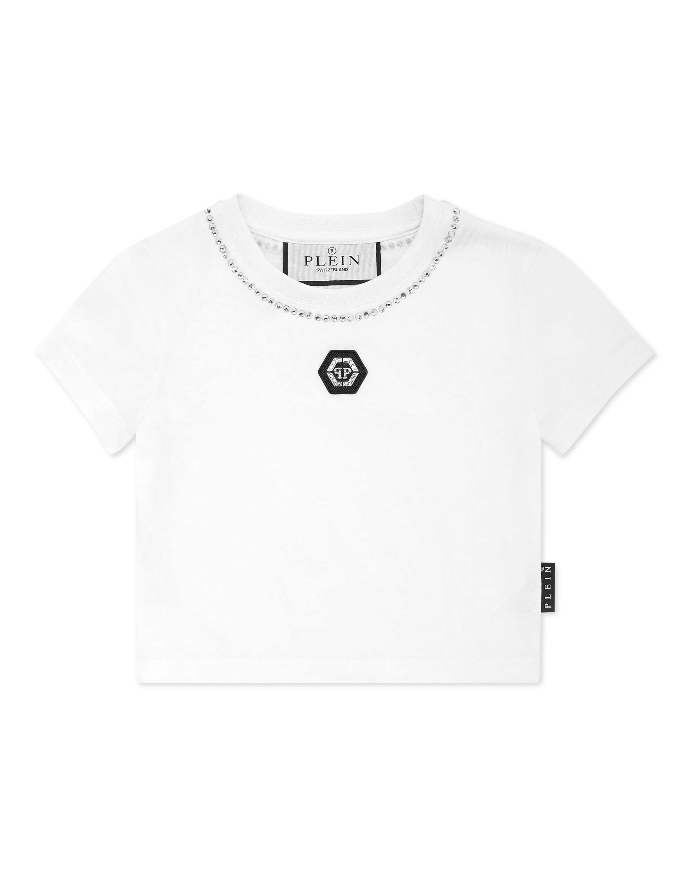 Philipp Plein Shirt in Wit: voorkant