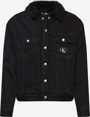 Calvin Klein Jeans Prechodná bunda - Čierna: predná strana