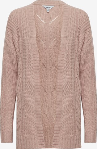 Oxmo Knit Cardigan 'Cle' in Pink: front