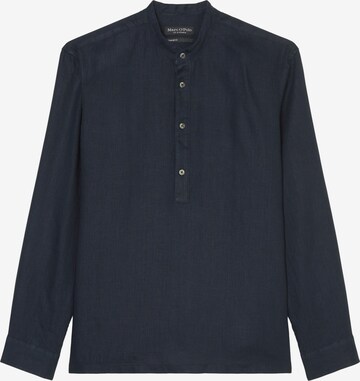 Marc O'Polo Button Up Shirt in Blue: front