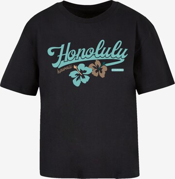 F4NT4STIC T-Shirt 'Honolulu' in Schwarz: predná strana