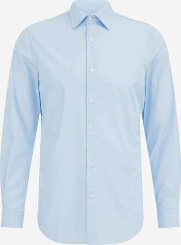 WE Fashion - Camisa de negocios en azul: frente