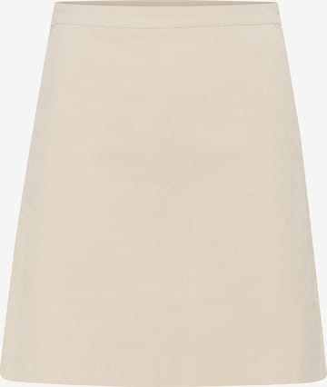 SOAKED IN LUXURY Rock 'Helle' in Beige: Vorderseite