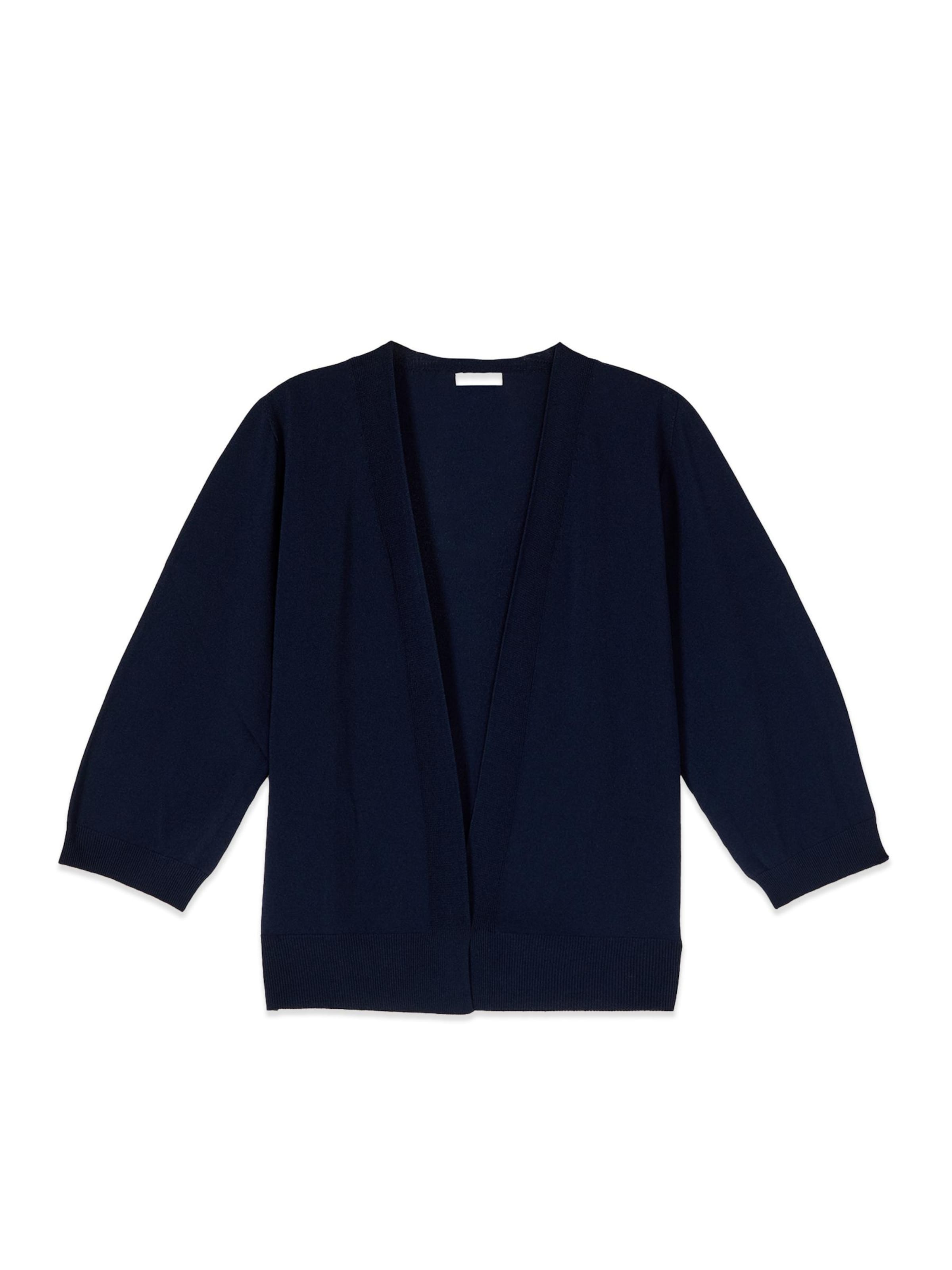 oltre Sweatvest in Blauw: voorkant