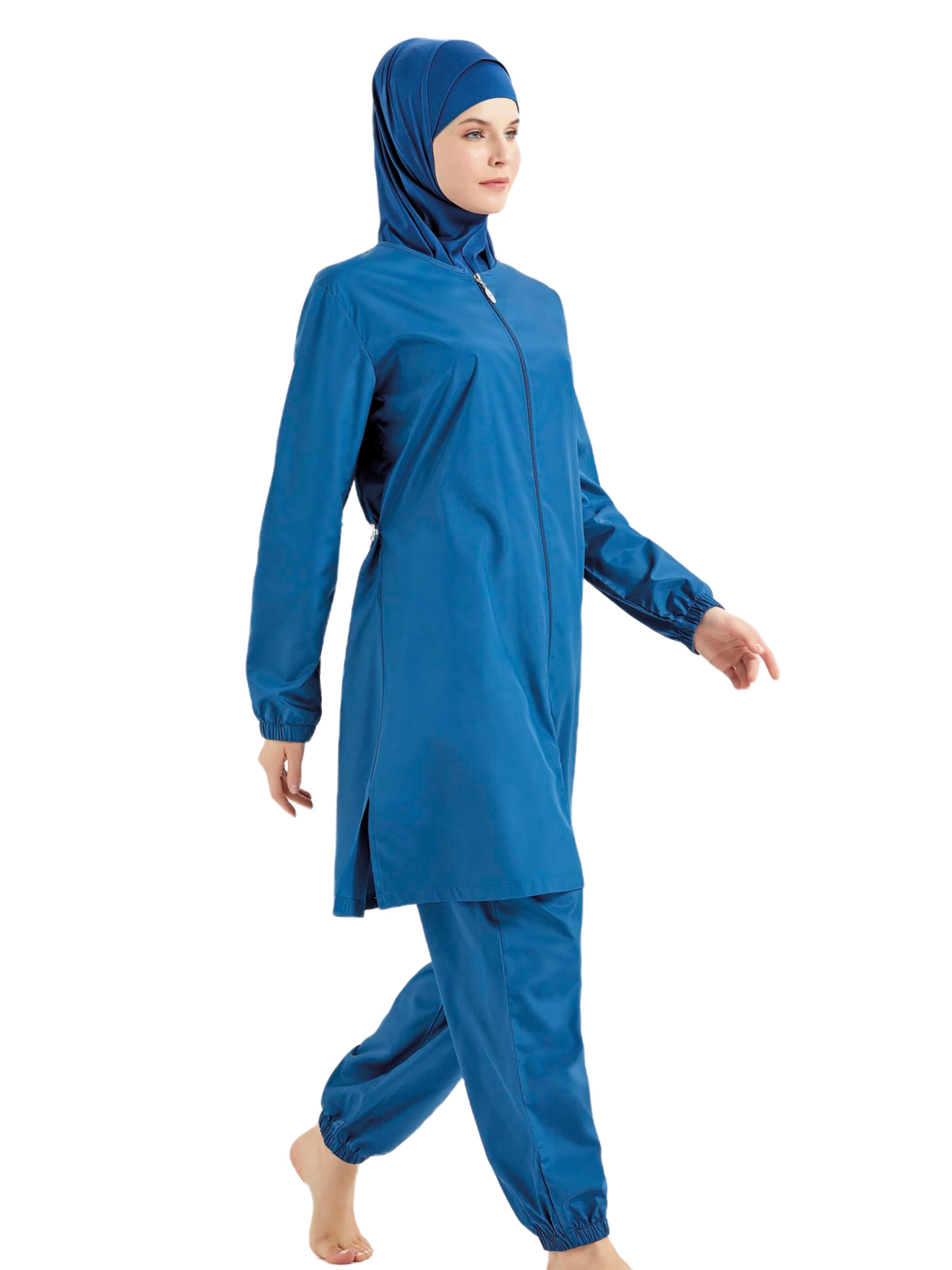 C&City Badpakjurk in Blauw: voorkant