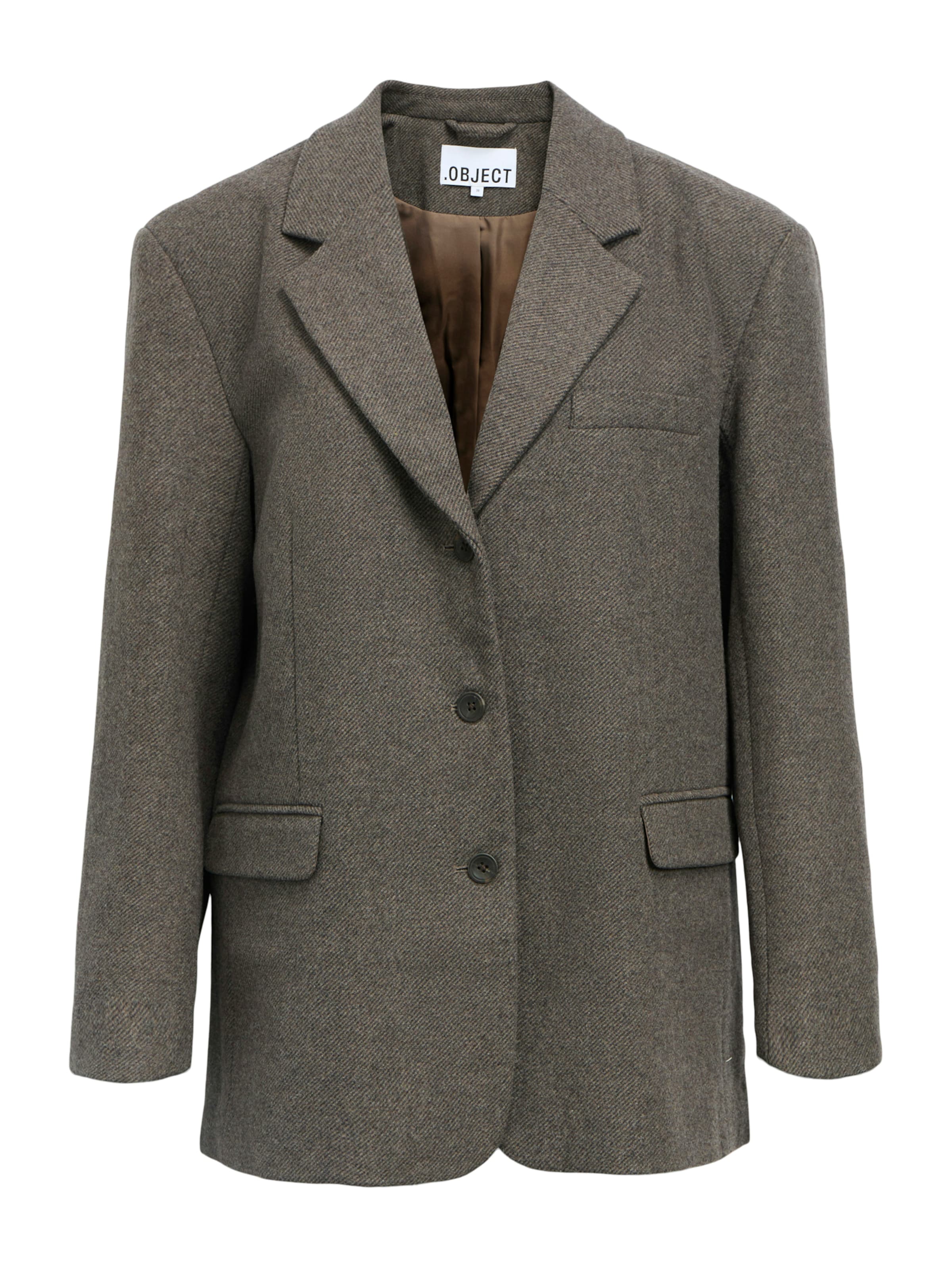 OBJECT - Blazer 'OBJHANNAH' en gris: frente