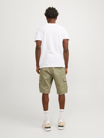 JACK & JONES Regular Cargo Pants 'JJJoe' in Green