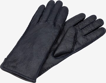 Werner Christ Full Finger Gloves 'Jenna' in Blue: front