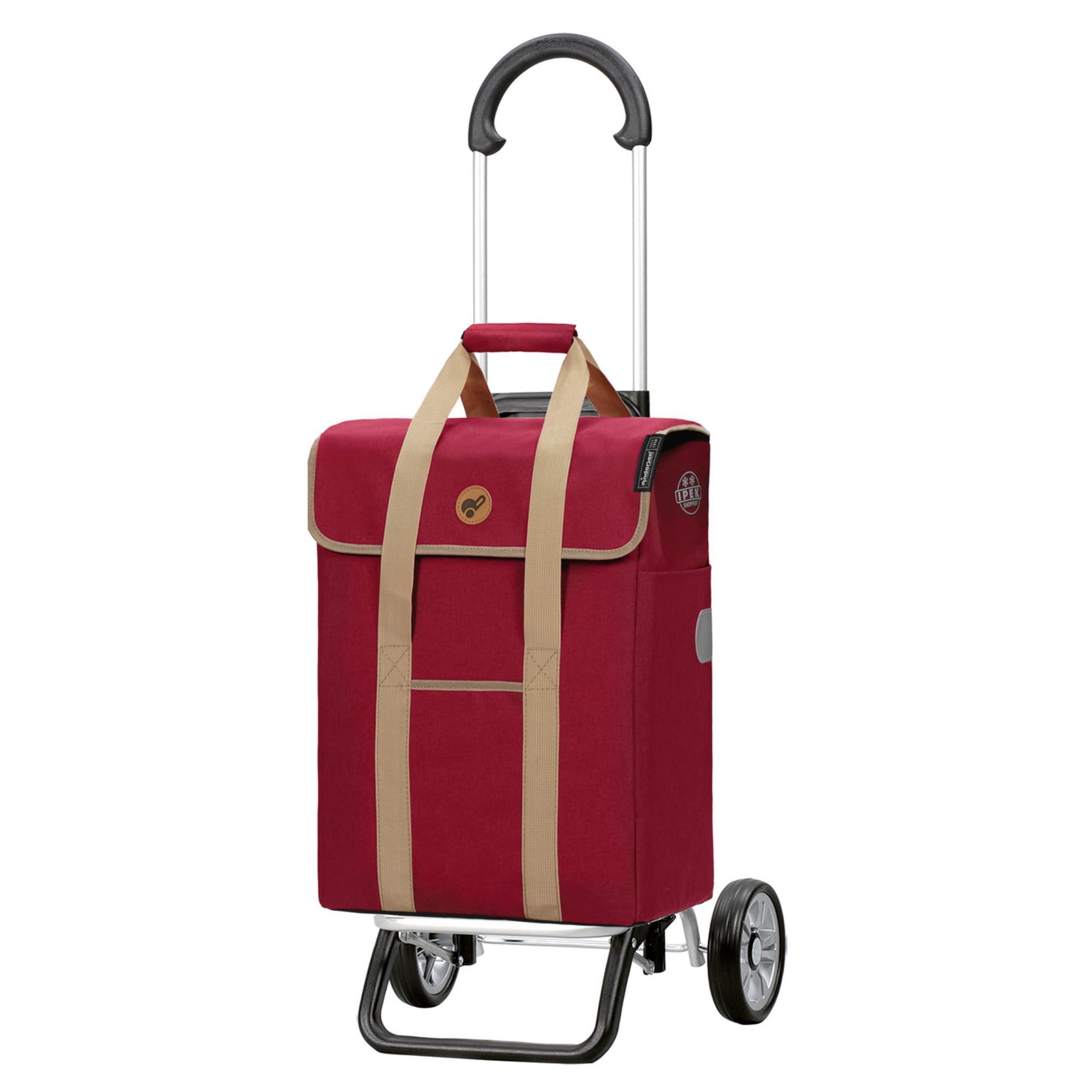 Andersen Shopper Trolley ' Plus Ipek Mi ' in Red: front