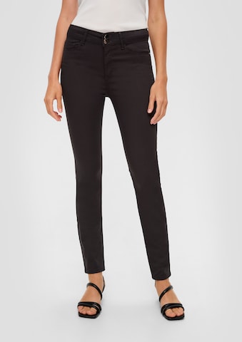 s.Oliver BLACK LABEL Skinny Jeans 'Izabell' in Grijs: voorkant