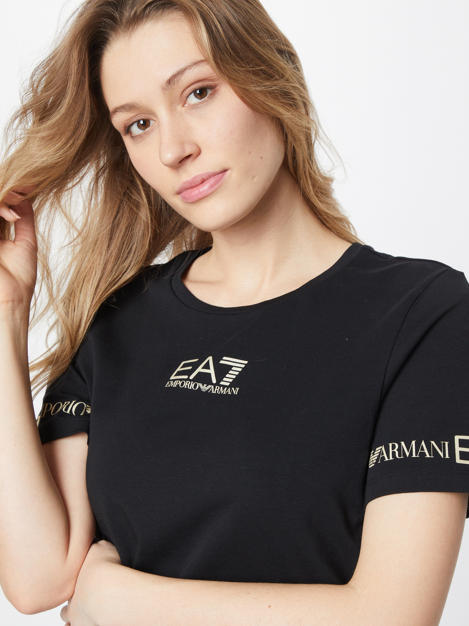 EA7 Emporio Armani T-Shirt in Schwarz 