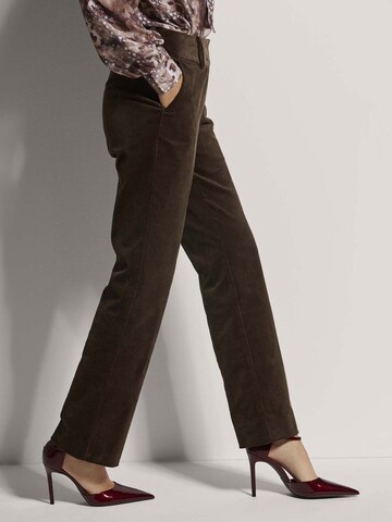 Regular Pantalon MADELEINE en marron