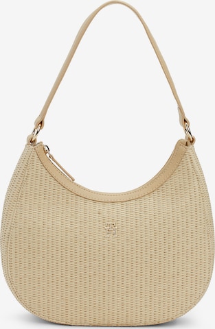 TOMMY HILFIGER Schoudertas in Beige: voorkant