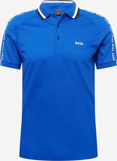 BOSS Green Shirt 'Paule2' in de kleur Hemelsblauw / Donkerblauw / Wit, Productweergave