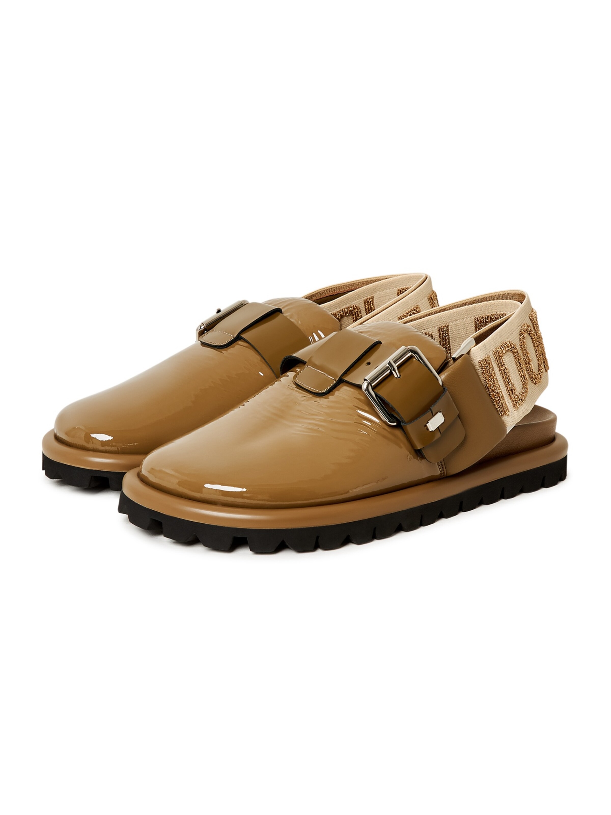 CESARE GASPARI Classic Flats in Beige