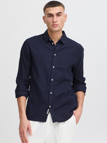 !Solid Regular fit Риза 'SDEnea' в синьо: отпред