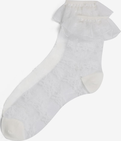 Kojinės iš Karl Lagerfeld, spalva – kremo / balkšva, Prekių apžvalga