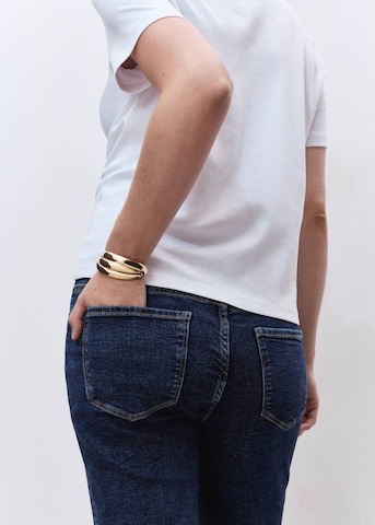 MANGO Boot cut Jeans 'Bootmum' in Blue