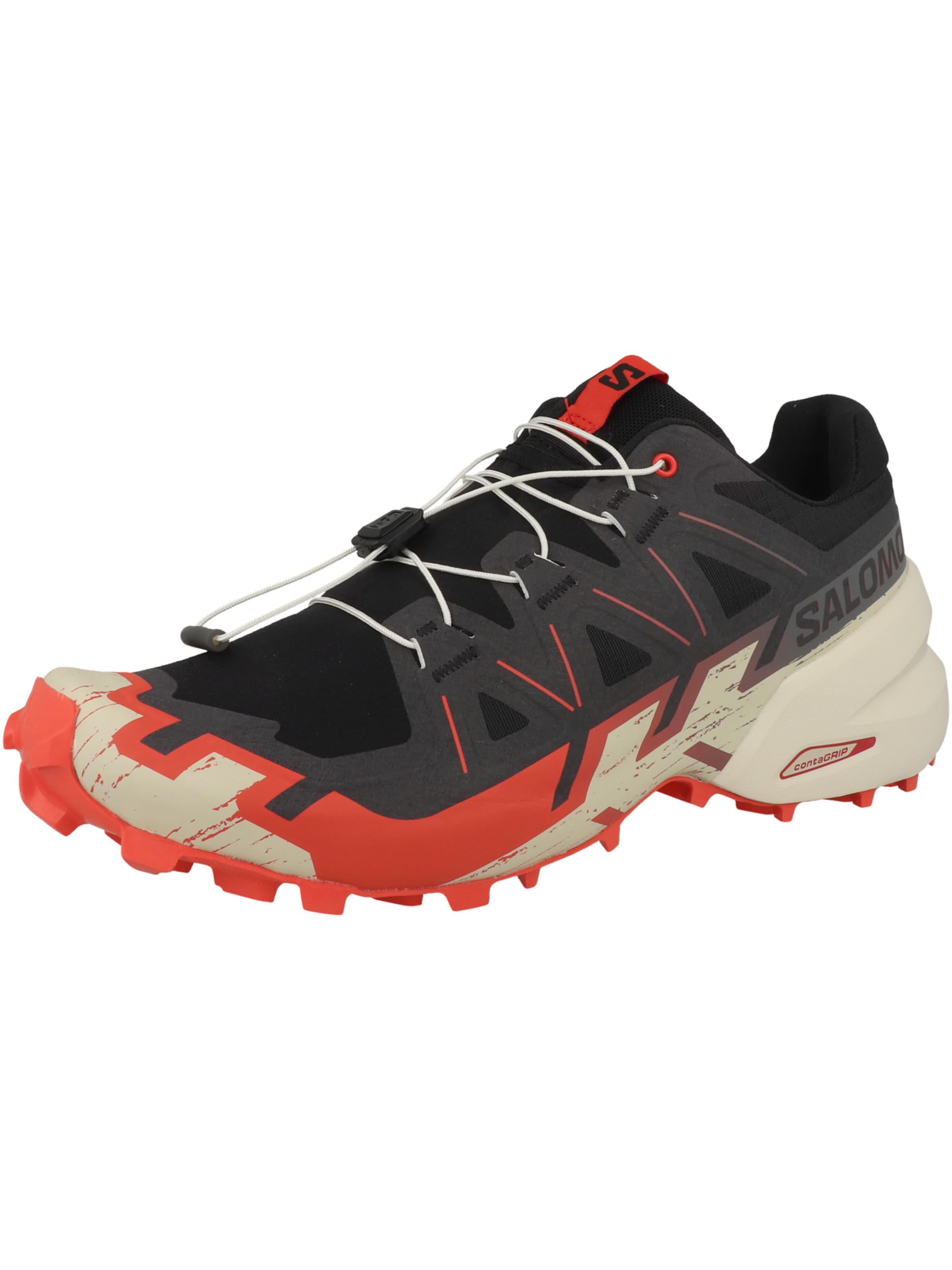 SALOMON Laufschuhe 'Speedcross 6' in Schwarz: Vorderseite