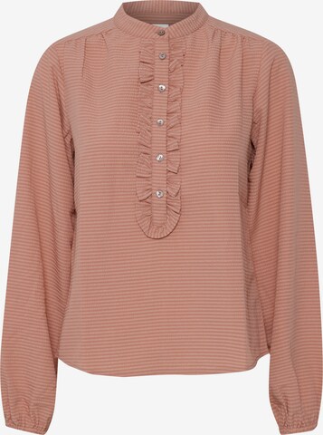 ICHI Blouse in Pink: front