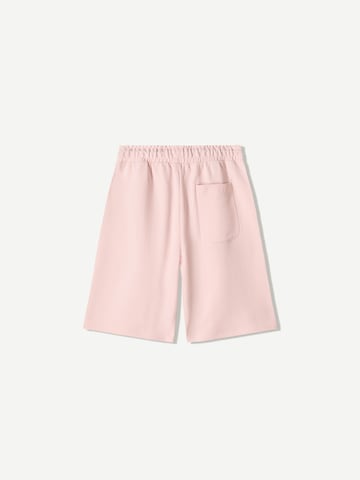 Bershka Baggy Trousers in Pink