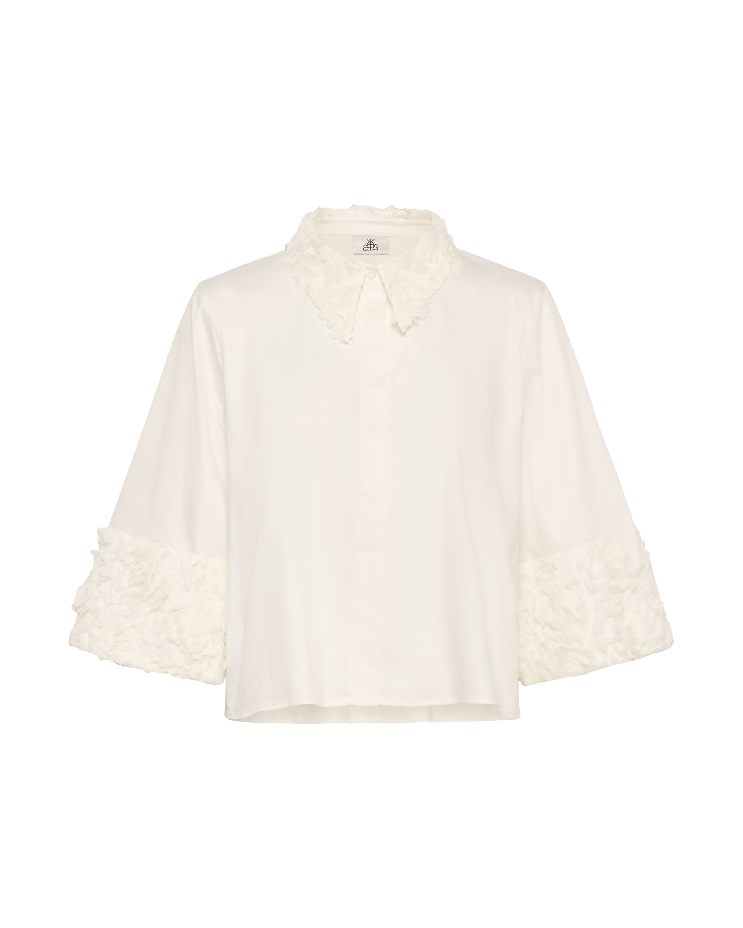 KAREN BY SIMONSEN Blouse 'KBCleo Clarissa' in Wit: voorkant