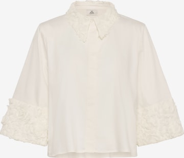 KAREN BY SIMONSEN Blouse 'KBCleo Clarissa' in Wit: voorkant