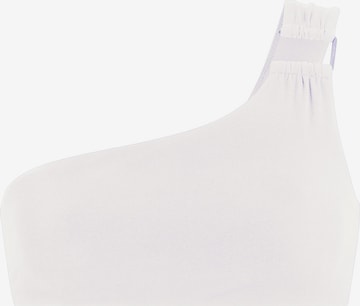 Calvin Klein Swimwear Bustier Bikinitop in Weiß: Vorderseite