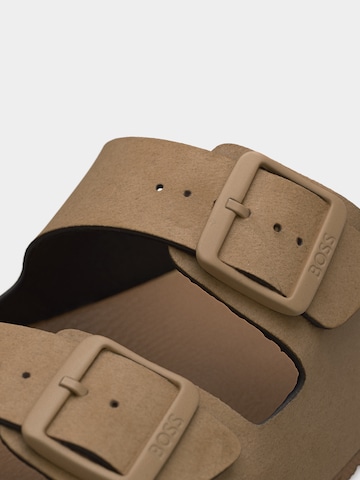 BOSS - Sapato aberto 'Surfley Sand' em bege