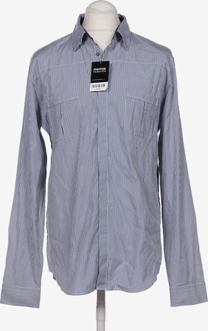 Gucci Button Up Shirt in XL in Blue: front