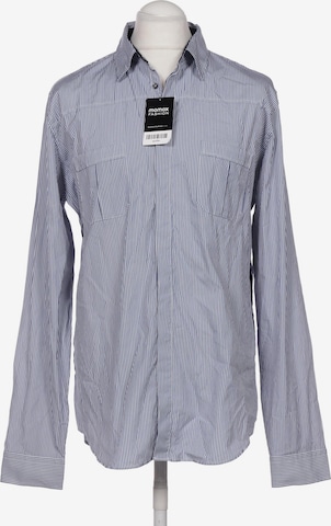 Gucci Button Up Shirt in XL in Blue: front