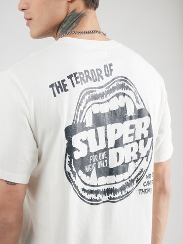 balta Superdry Marškinėliai 'MOVIE'